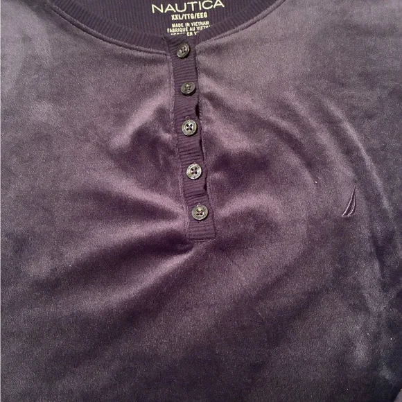 Nautica Women's Deep Purple/Plum Pullover Top XXL/TTG/EEG - Picture 5 of 9